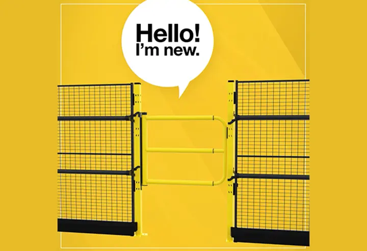 Den nya grinden för vårt fallskyddssystem  Den nya grinden för vårt fallskyddssystem