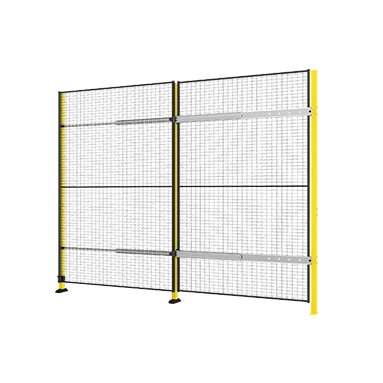 Enkel skjutport utan skena