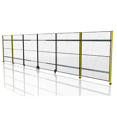 Skjutport utan skena med mittlåsning (2)