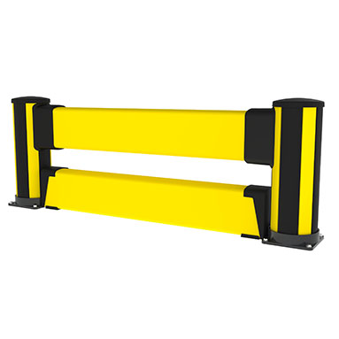 Påkörningsbarriär Hög med Golvbarriär