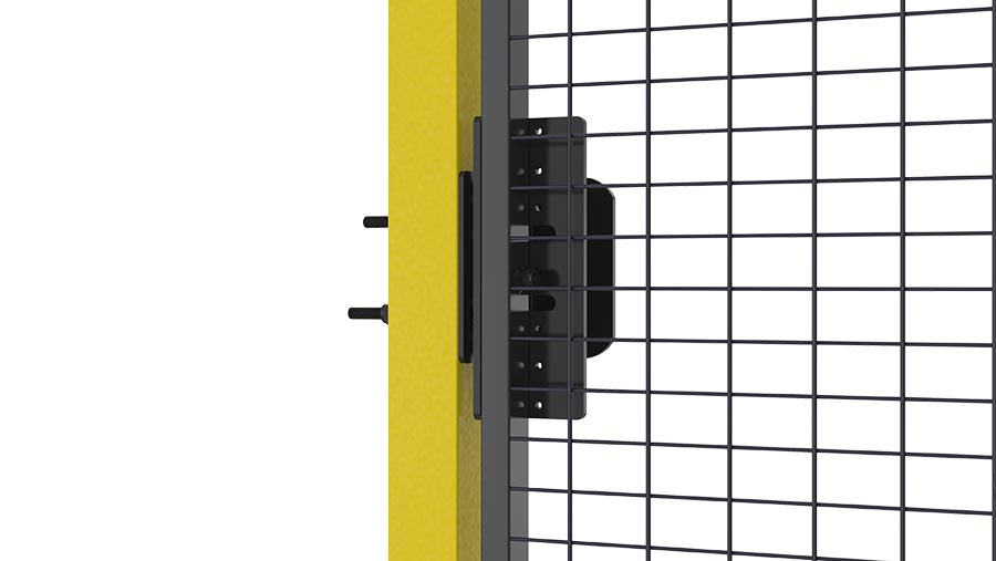 Black switch fittning item number T12-06 mounted on door