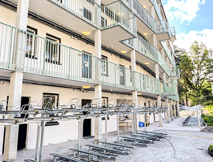 Enklare att välja cykeln med nya cykelställ till kvarteret Kaksmulan i Sköndal Enklare att välja cykeln med nya cykelställ till kvarteret Kaksmulan i Sköndal