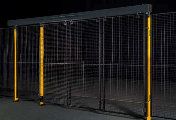 Skjutport, 2-steg med övre skena – perfekt lösning vid begränsat utrymme Skjutport, 2-steg med övre skena – perfekt lösning vid begränsat utrymme